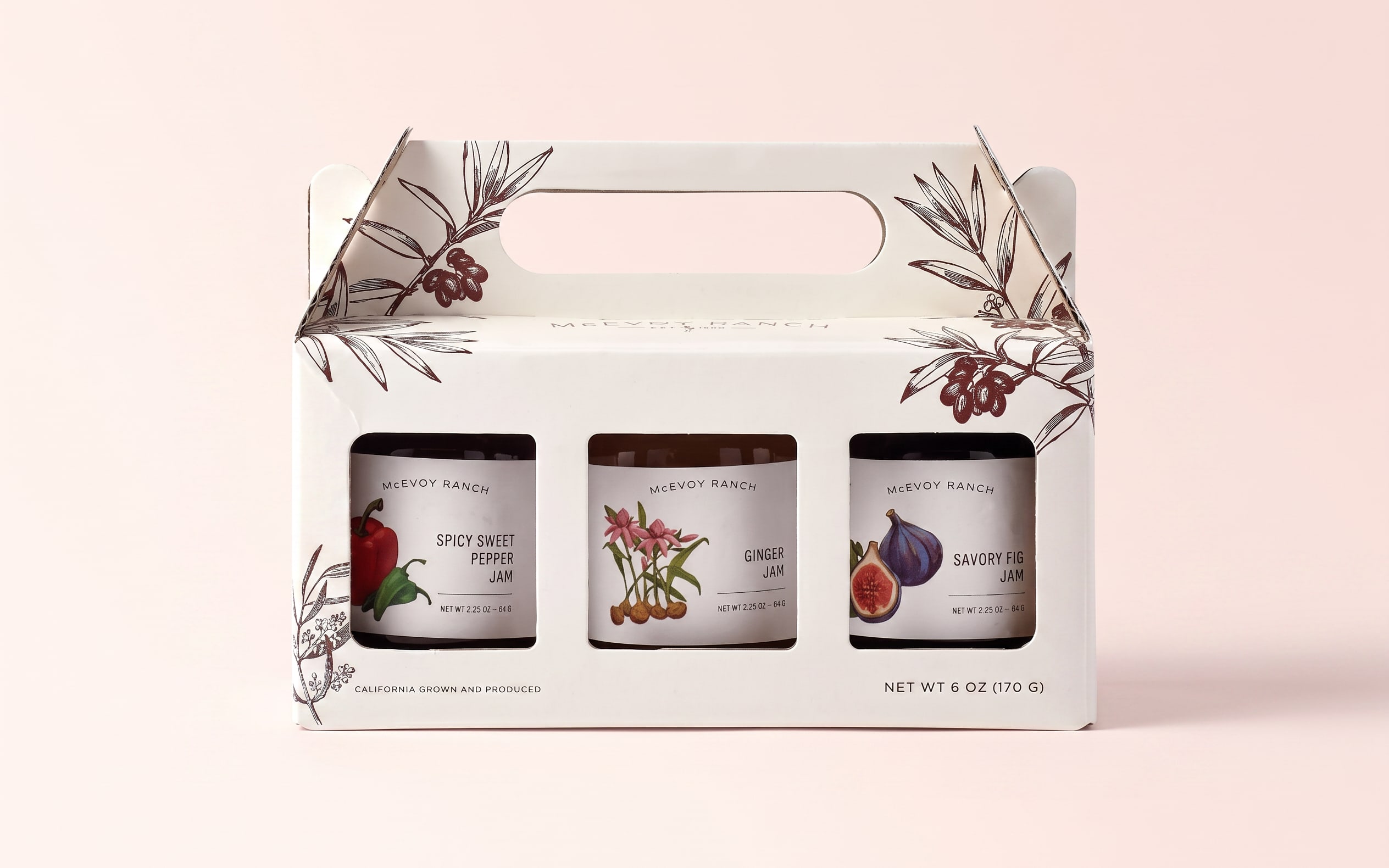 McEvoy Ranch - 'Savory & Sweet' Jam Gift Pack (3CT)