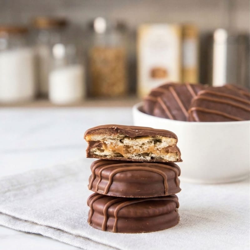 Chocolate-Covered Peanut Butter Cookies - Gift Box of 12