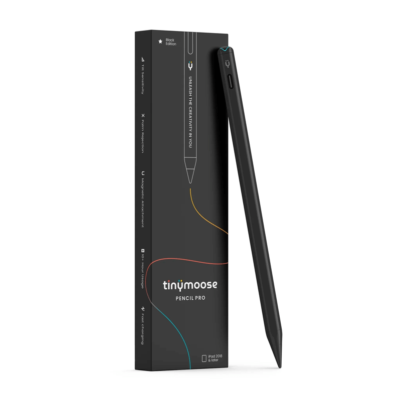 Pencil Pro - iPad Pen With USB-C Charging · Black Edition