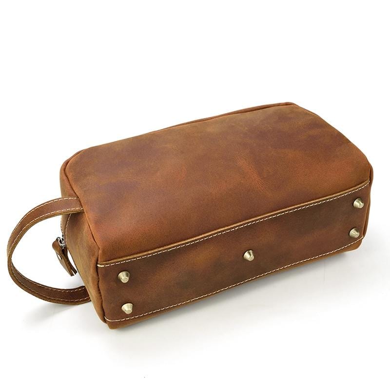 The Wanderer Toiletry Bag · Genuine Leather Toiletry Bag