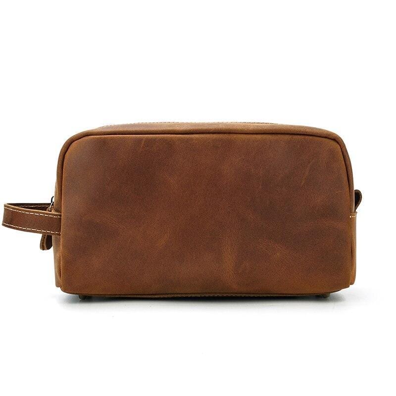 The Wanderer Toiletry Bag · Genuine Leather Toiletry Bag