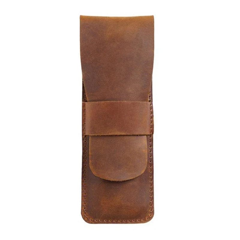 Paiman Leather Pen Holder · Handmade Leather Fountain Pen Pouch