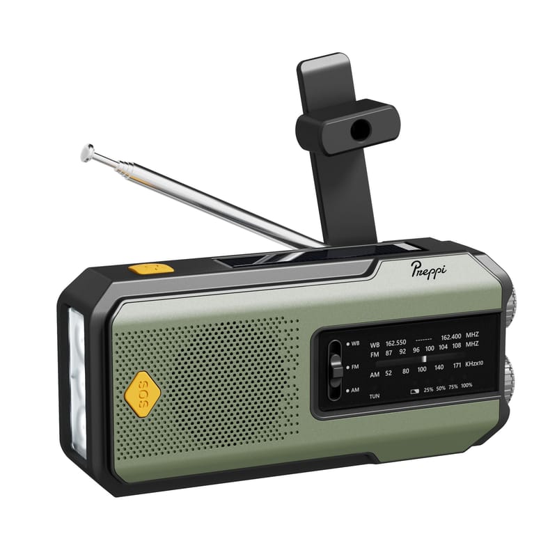 Preppi · Solar Phone Charger & Emergency Radio