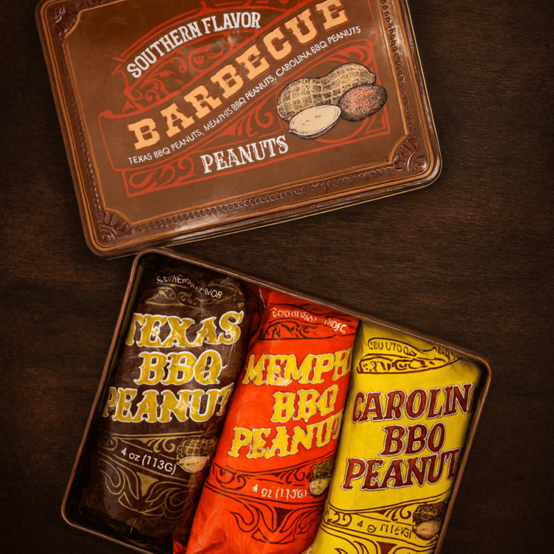 Barbecue Peanuts Gift Tin